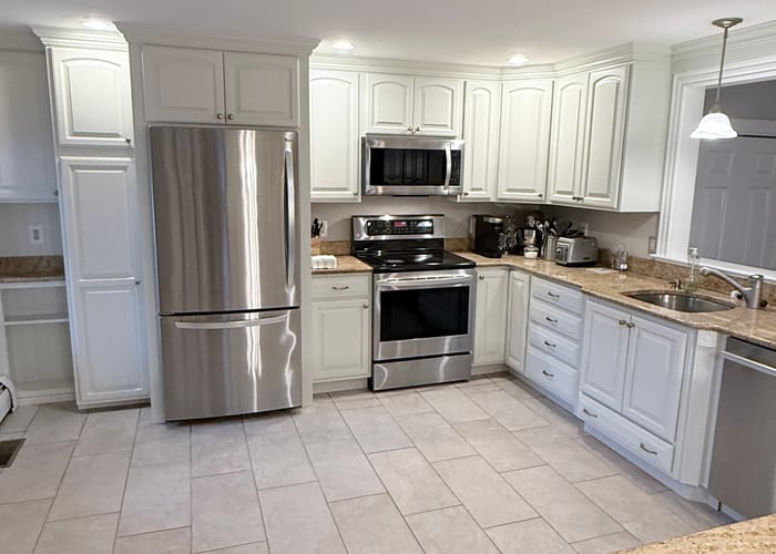 Residential property, North borough MA after cabinet transformation